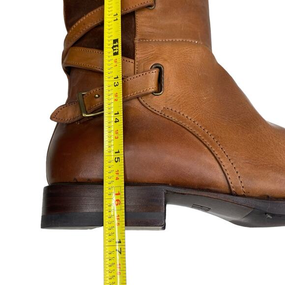 NWT FRYE Women's Jordan Brown Strappy Riding Boot Size US  7 - Picture 10 of 13